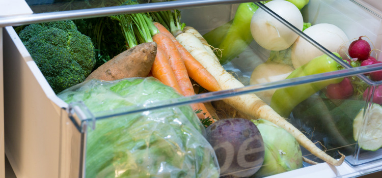 conservar legumes na geladeira
