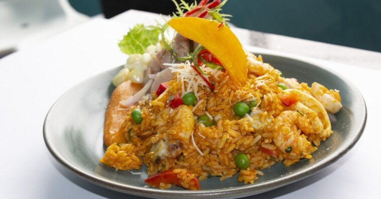 arroz de forno com creme de leite