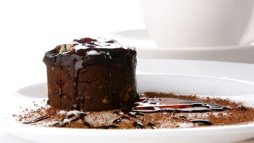 bolo de chocolate de micro-ondas