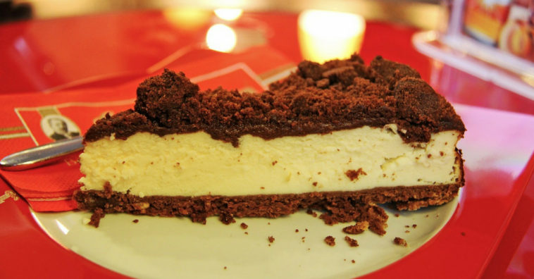 cheesecake de café