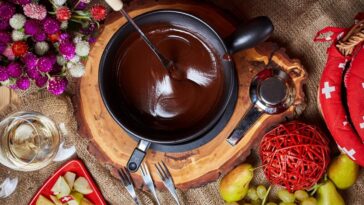 fondue de chocolate