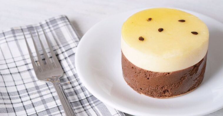 mousse de maracujá com chocolate