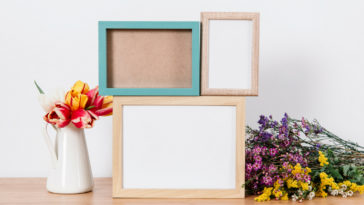 como fazer porta-retratos em casa