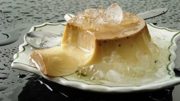 pudim de chocolate branco