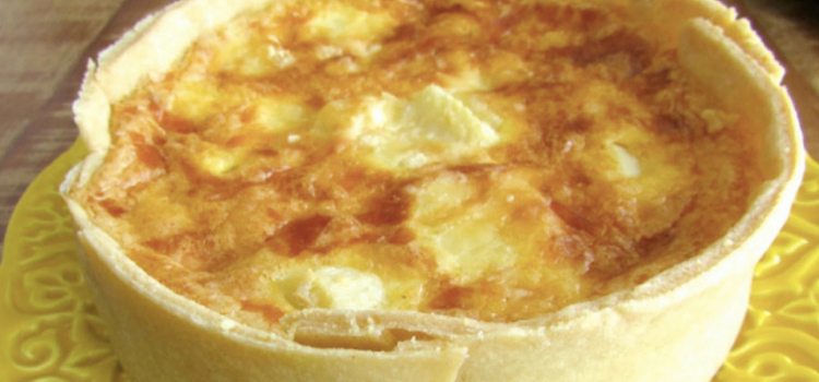 quiche com palmito