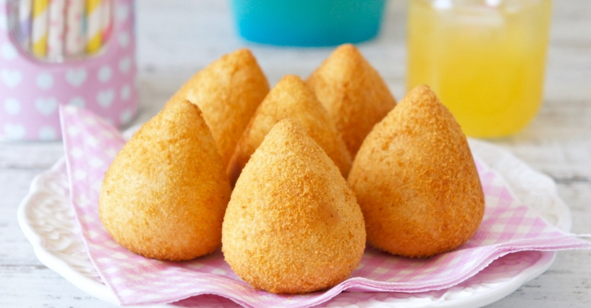 Coxinhas congeladas na frigideira