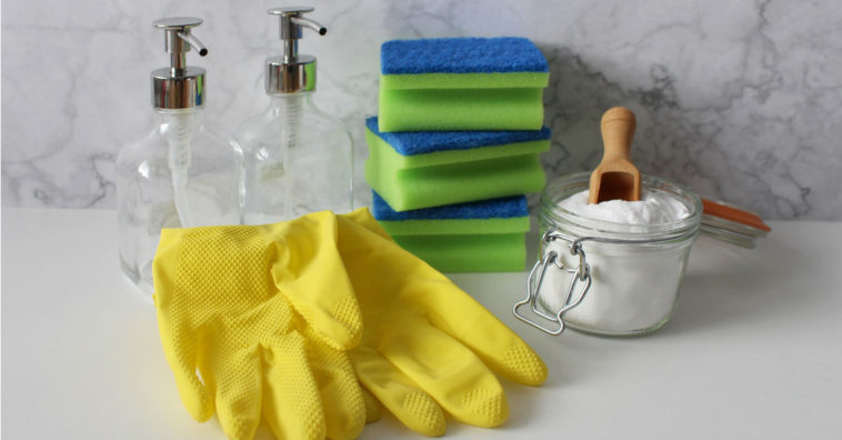 limpar esponja de cozinha