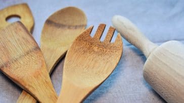utensílios de madeira para cozinha