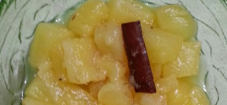 receita de compota de abacaxi com gelatina