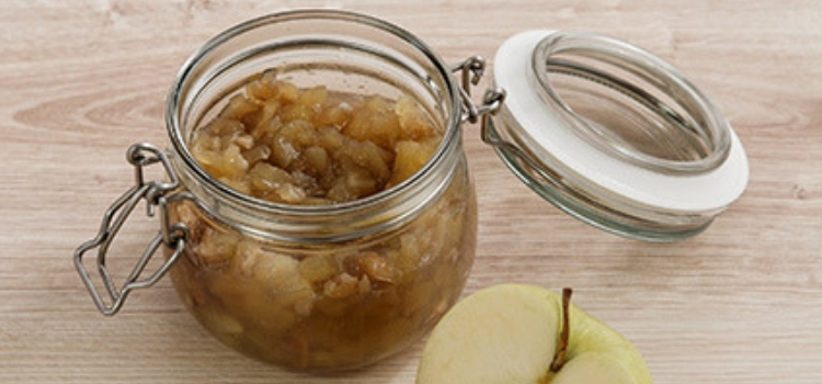 fazer compota de maçã com nozes