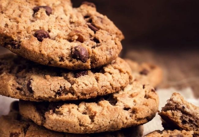 cookies americanos com aveia