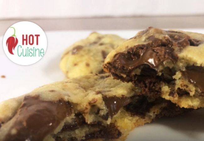 cookies americano de baunilha e chocolate