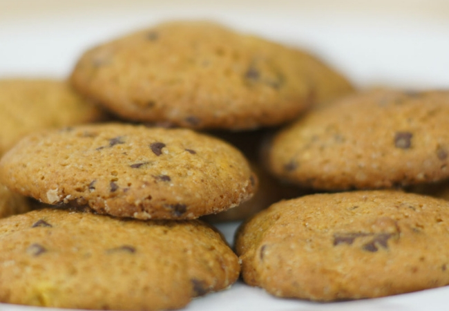como fazer cookies de chocolate com abóbora sementes
