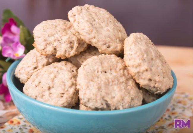 receita de cookies de coco e aveia