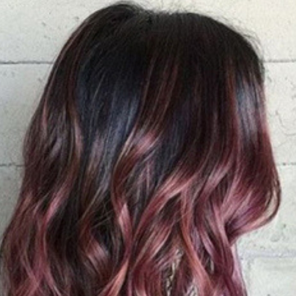 ideias cor cabelo 2019 azul malva