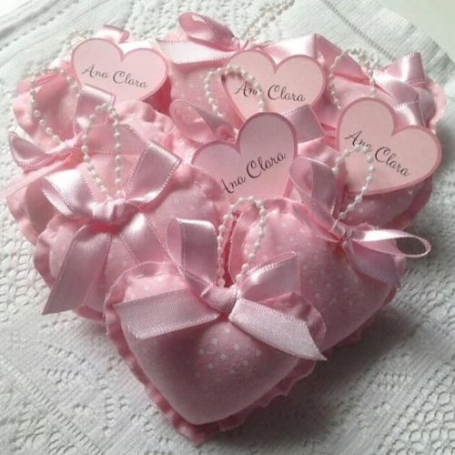 modelo coração de tecido