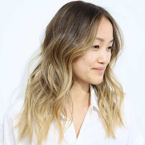 modelos de cores de cabelo lived-in