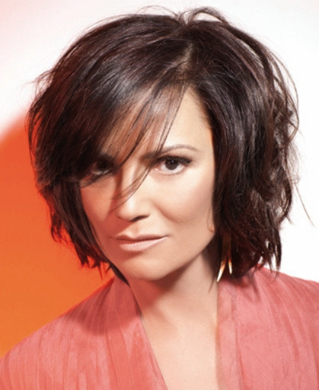 modelo cortes de cabelo curto para senhoras franja