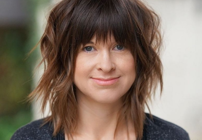 modelo cortes de cabelo medio shag