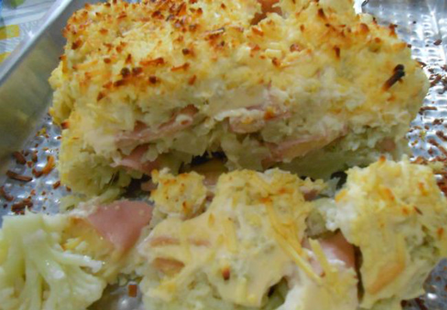 bolinho de couve-flor