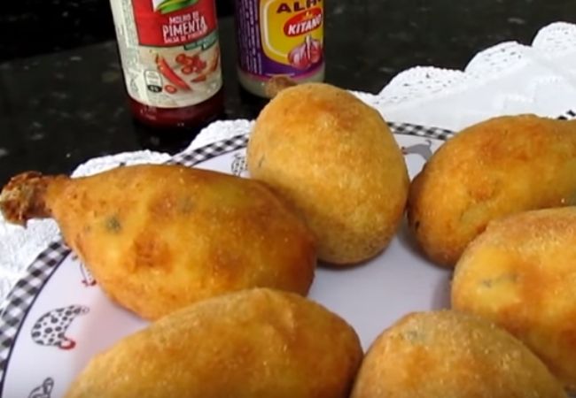 fazer coxa de frango empanada