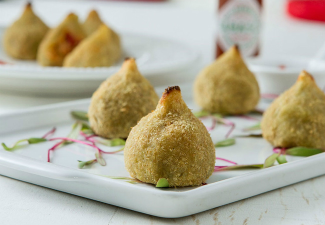 coxinha de batata-doce fit