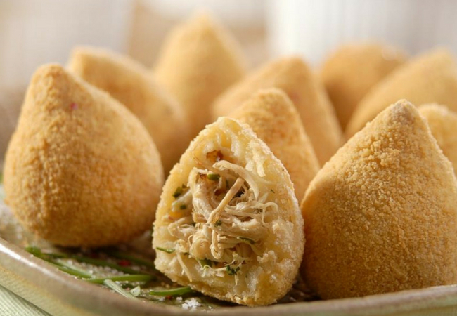 receita de coxinha de frango assada