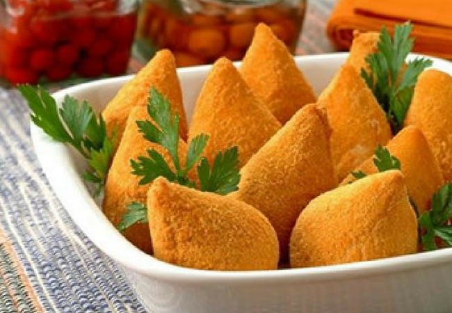 receita de coxinha de frango catupiry