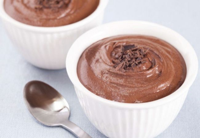 receita danette caseiro de creme de chocolate light