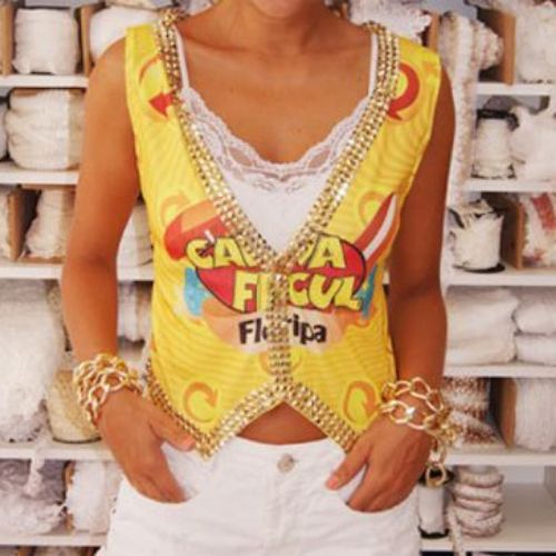 customização de abadá tipo colete