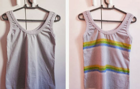 customização de roupa para copa com giz