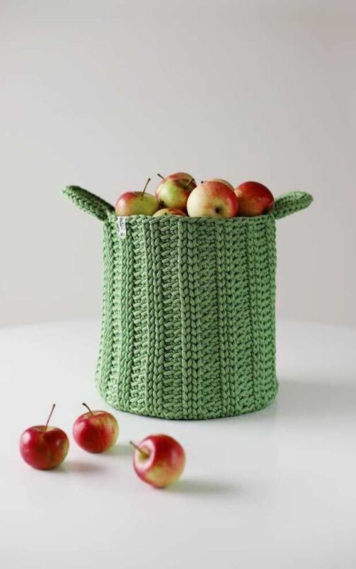 cesto de frutas para piso