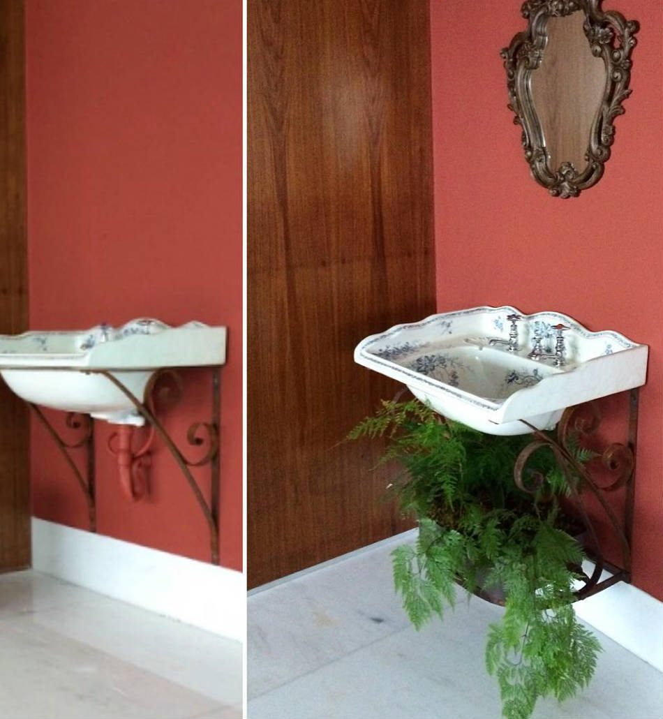 decoração jardim parecer maior canteiro plantas e mobiliario