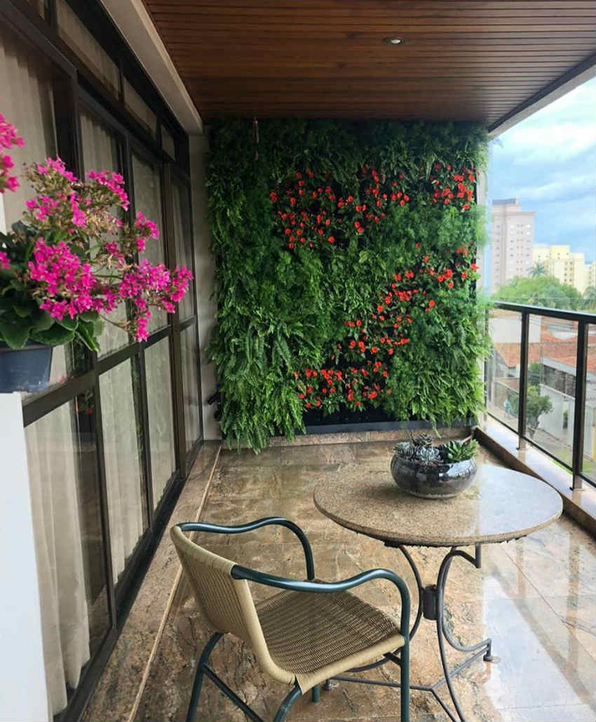 decoração jardim parecer maior paredes