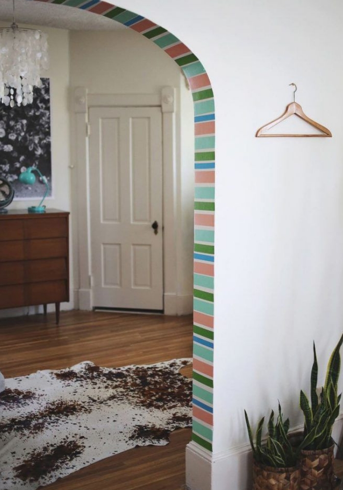 modelo decoração com fita isolante vão