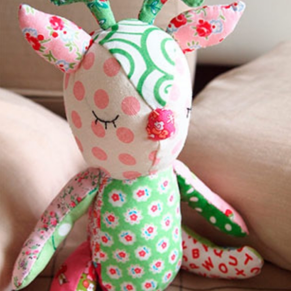 fazer decoração com patchwork bichinho