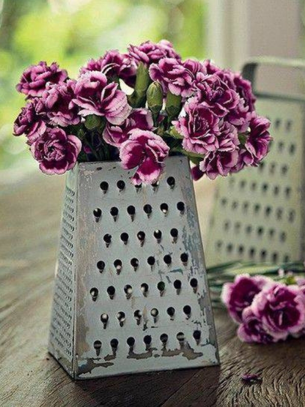 fazer decoração de chá de panela ralador