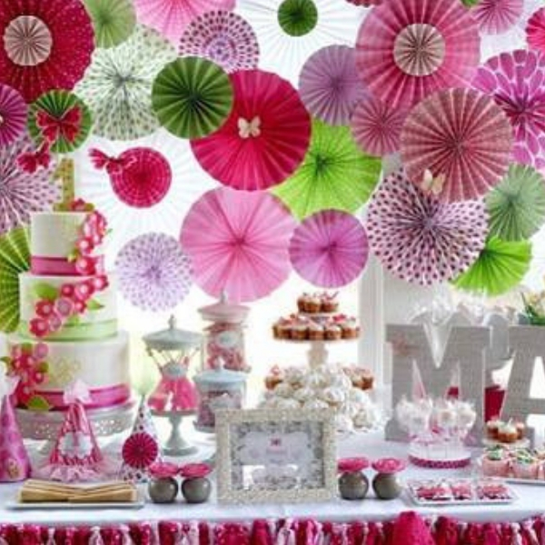 ideia decoração de festa infantil rosa