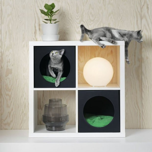 ideia decoração para quem tem gatos movel