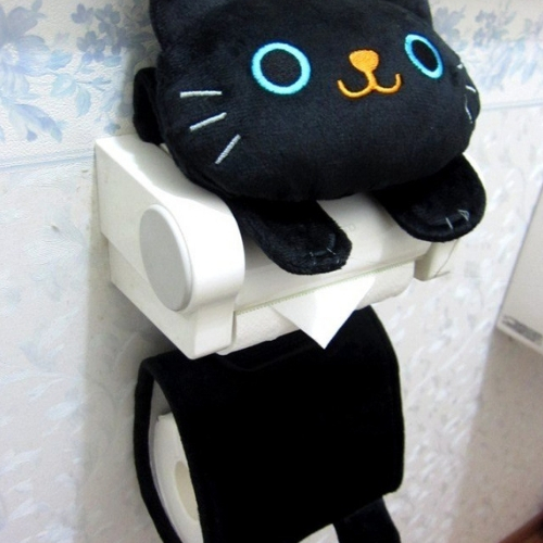 ideia decoração para quem tem gatos porta-papel