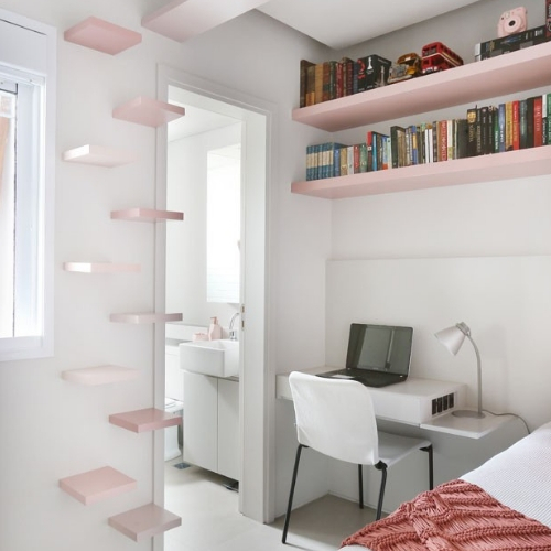 ideia decoração para quem tem gatos prateleiras