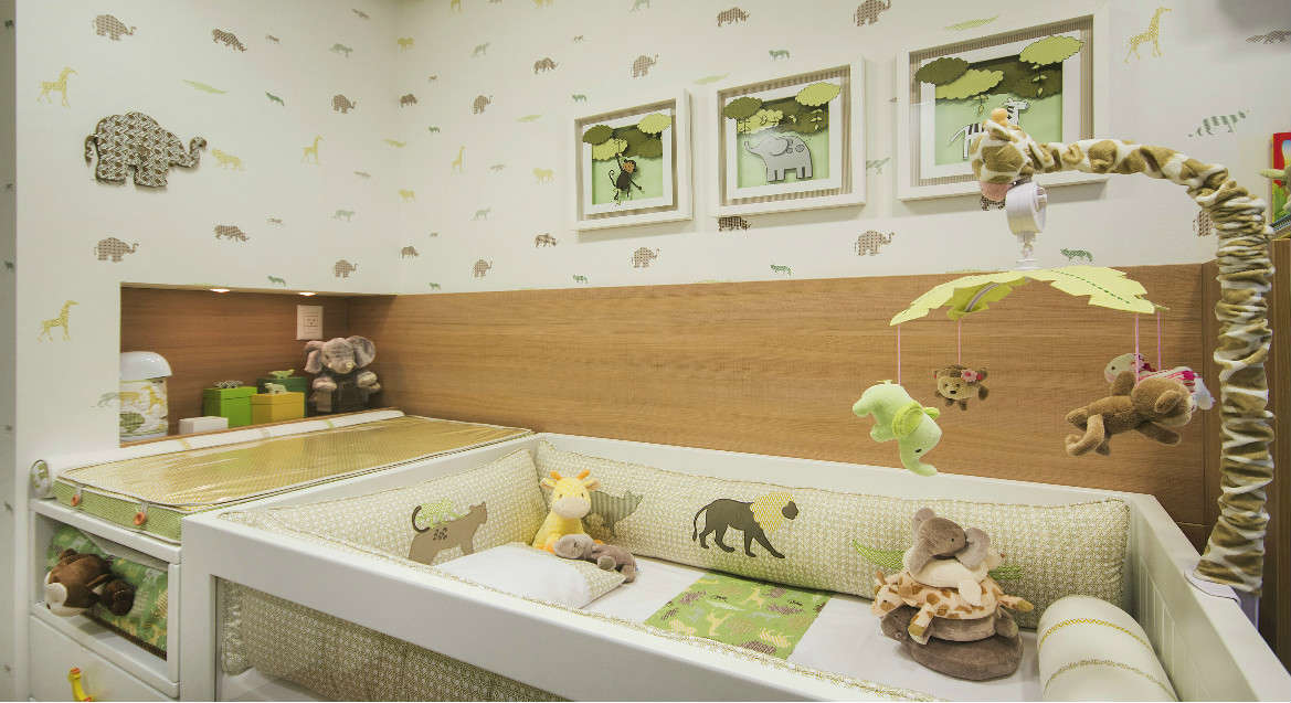 decorar quarto de bebe safari
