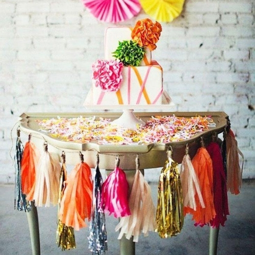 decoração de carnaval com papel