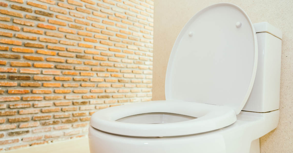 descarga com tampa aberta pode levar respingos até o rosto