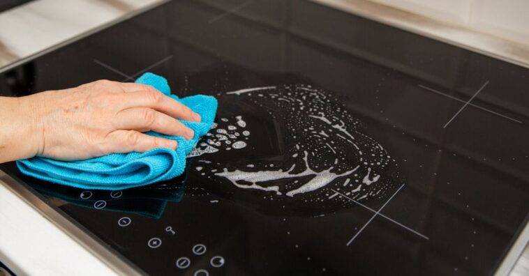 como limpar fogão de vidro