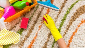 como limpar tapete encardido