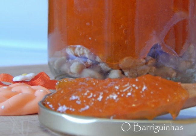 doce de abóbora e manga