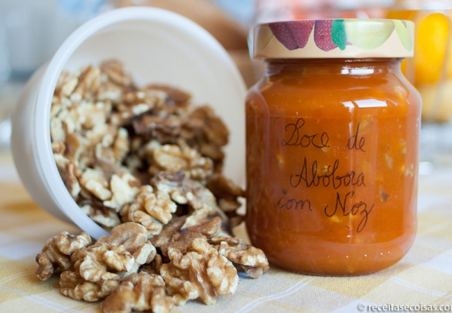 doce de abóbora e nozes