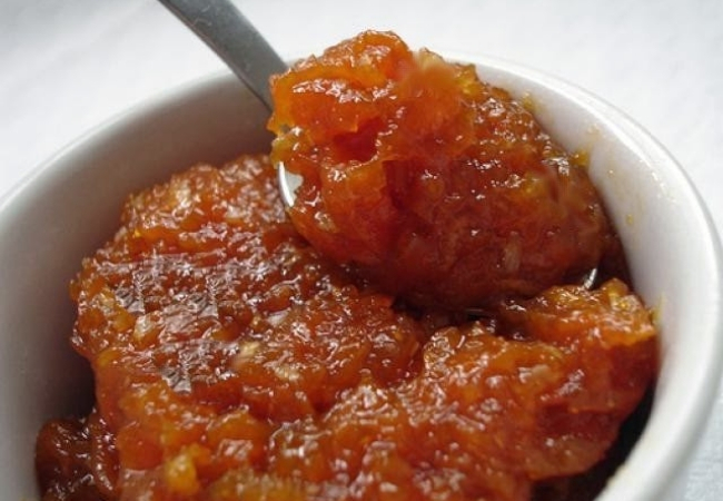 doce de mamão e abacaxi