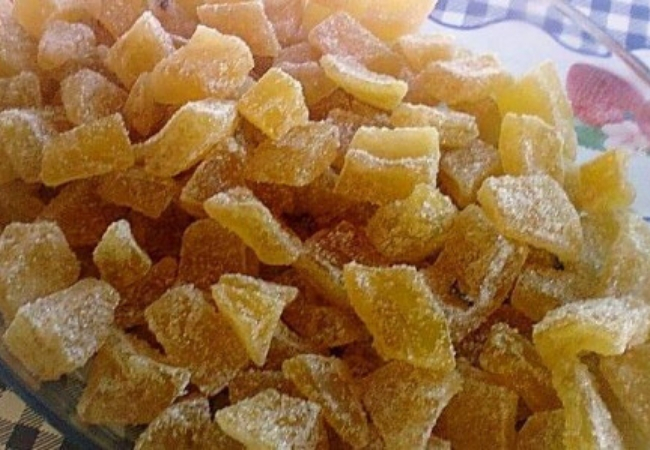 receita de doce de mamão cristalizado